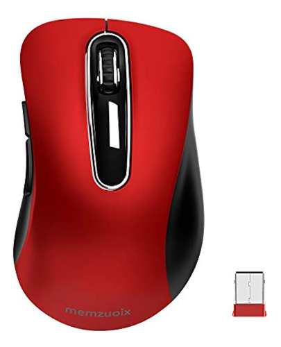 Memzuoix 2.4g Mouse Inalámbrico, Mouse Inalámbrico Óptico Mó