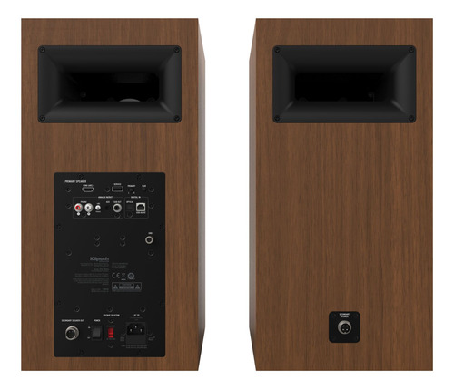 Sistema De Audio Klipsch Monitores The Nines Wlt + R-115sw Walnut