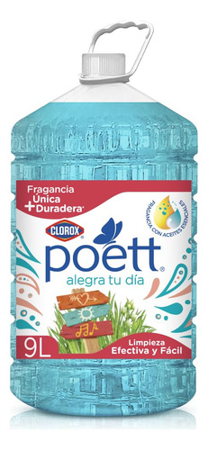 Limpiador Multiusos Aromatizante Poett Alegra Tu Día 9 L