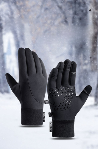 Guantes De Ciclismo De Forro Polar De Invierno Para Hombre Y