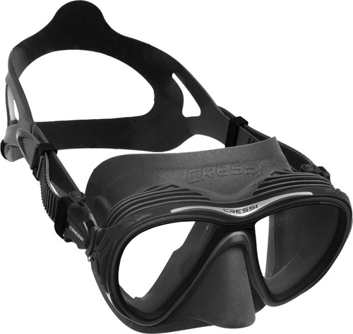 Visor Máscara Cressi Quantum Antiempañante Para Buceo Color Negro