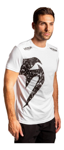 Venum Camisetas Clásicas Unisex Para Adultos, Blanco, Median