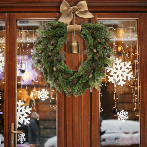 . Corona De Puerta Delantera Corona De Campanas De Navidad