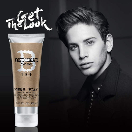 Imagen 6 de 6 de Bed Head Tigi For Men Power Play Firm Gel 200 Ml (pack 2)