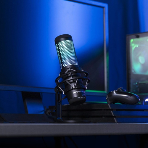 Imagen 5 de 6 de Micrófono Hyperx Quadcast S Microfono Rgb Para Pc, Ps4 Mac