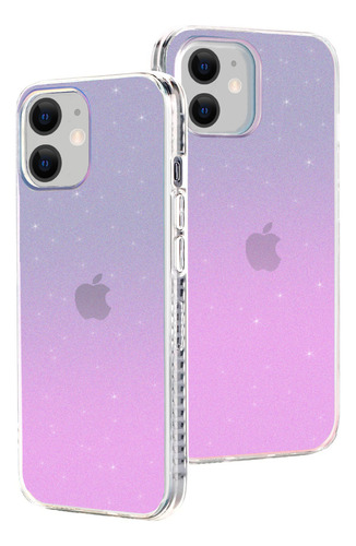 Funda Transparente Colores Desvanecidos Para iPhone 11