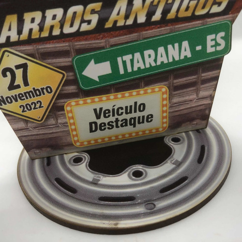 70troféus Lembrança Para Evento Carros Antigos Convenções