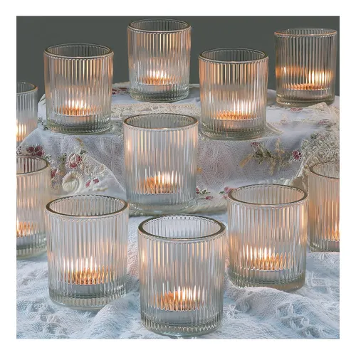 comprar 48 Pcs Candelas Votivas: Candelabros De Luces De Té De A El