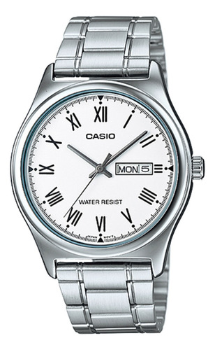 Relógio Masculino Casio Mtp-v006d 7budf Prata Analógico