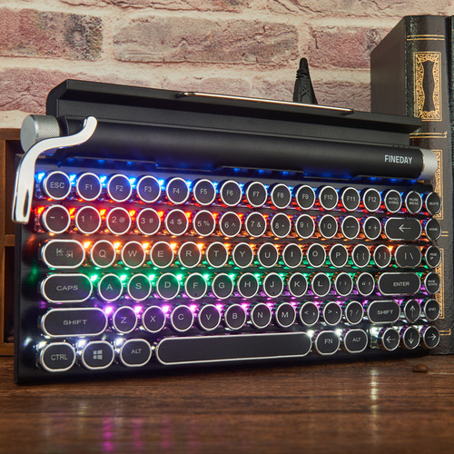 Para Teclado Mecânico De Máquina De Escrever Retrô: Celular