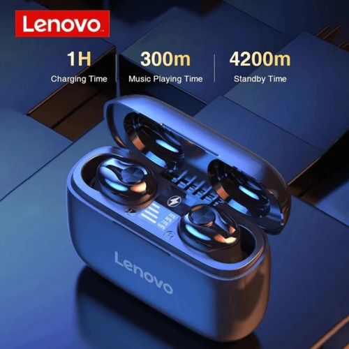 Audifono Lenovo Ht18 Bluetooth 3h + Billetera + Reloj