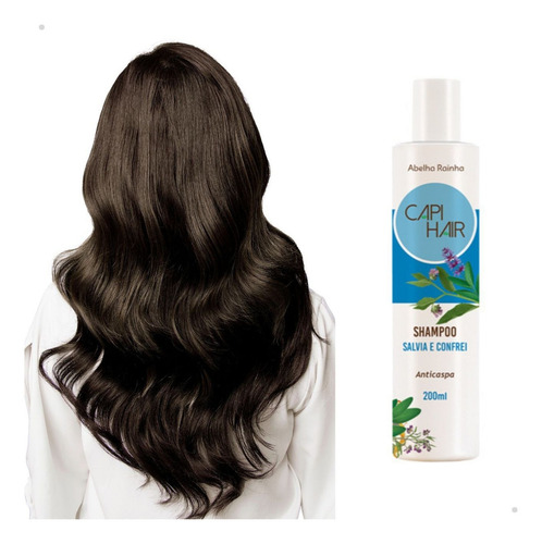 Shampoo Salvia Confrei Caspa Coceira Capi Hair Abelha Rainha