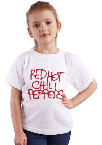 Polera Niños Red Hot Chili Peppers Texto Rock Algodon Wiwi