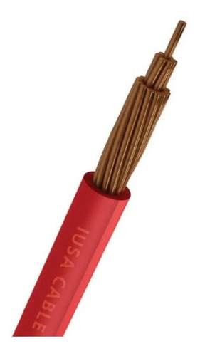 Imagen 2 de 2 de Caja Cable Iusa Blanco Thw Cal 10 Awg 100%cobre 100 M