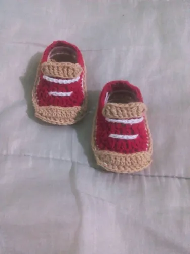 Zapatillas tejidas para bebe varon new arrivals