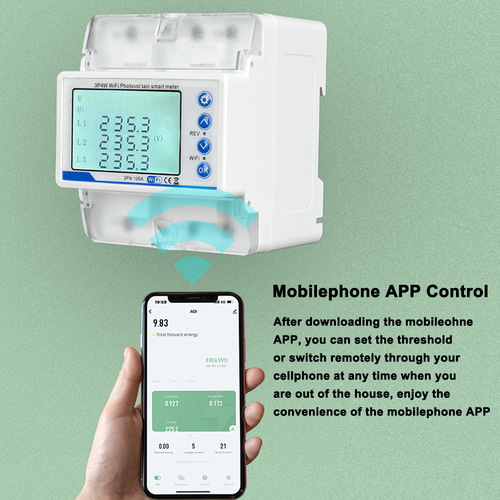 Interruptor De Religamento Wifi 3p4w Com Lcd E Íon