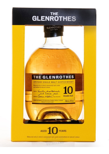 The Glenrothes 10 Años Single Malt Scotch Whisky 700 Ml