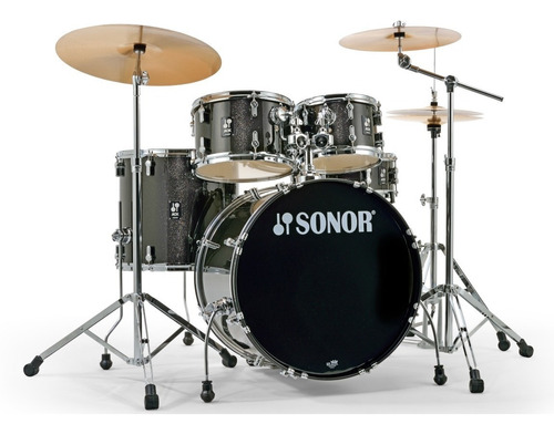 Sonor Aqx Stage 22 Bateria 5 Cuerpos Fierros Platillos