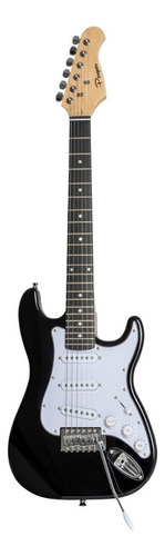 Guitarra eléctrica infantil Parquer Stratocaster ST100 de tilo 2020 negra laca