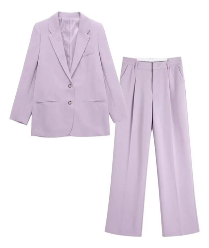 Conjunto De Chaqueta Y Pantalón Para Mujer, Blazer Y Camisa