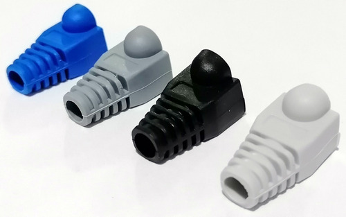 Capuchones Conectores Rj45-cat5e-cat6 Funda 100 Unidad