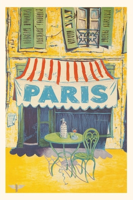 Libro Vintage Journal Outdoor Cafe, Paris, France - Found...