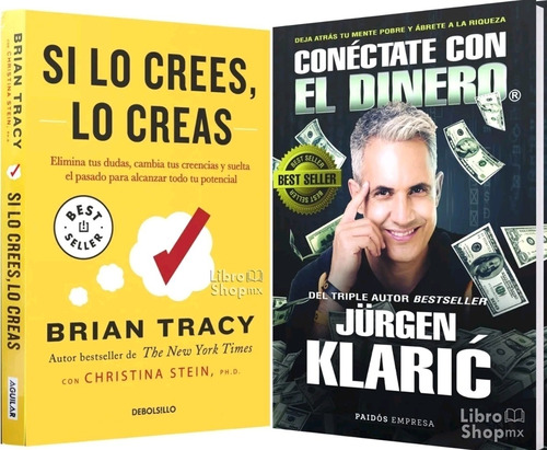 Si Lo Crees Lo Creas Brian Tracy + Conéctate Con El Dinero
