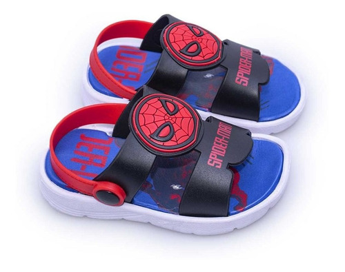 Sandalias Atomik Marvel Spiderman Hulk Iron Man Ct Mmk Sandm