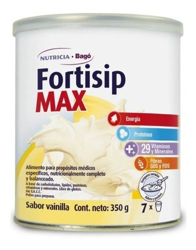 Fortisip Max Vainilla Suplemento Lata X350