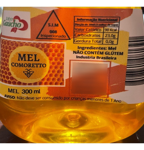 Mel Apiários Comoretto Puro Natural 300g