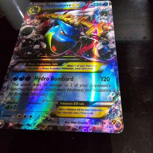 M Blastoise Ex 30/146 Xy Rara Usada