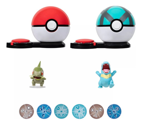 Pokémon Set 10 Pzs Ataque Sorpresa Axew Ytotodile Pokebolas