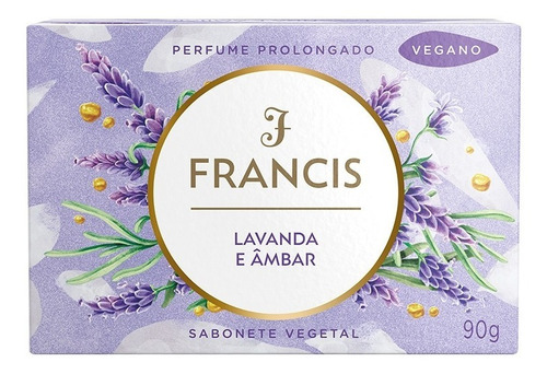 Sabonetes Francis Lavanda E Âmbar Kit C/24
