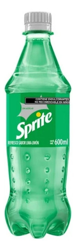 2 Pza Refresco Sprite Sin AzĂșcar 600 Ml