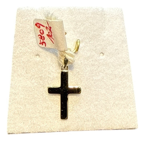 Cruz Chata Para Bebe En Oro 10 Klt. 1,4x0,9 Cm. Tuset.