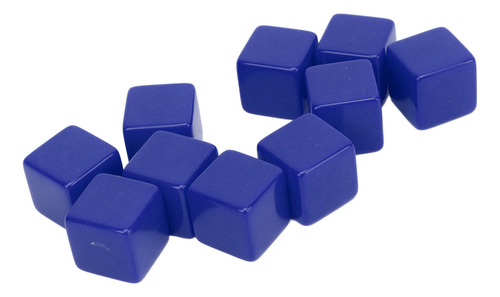 Juego De Dados Azules De 6 Caras, 30 Unidades, 16 Mm, Seis C