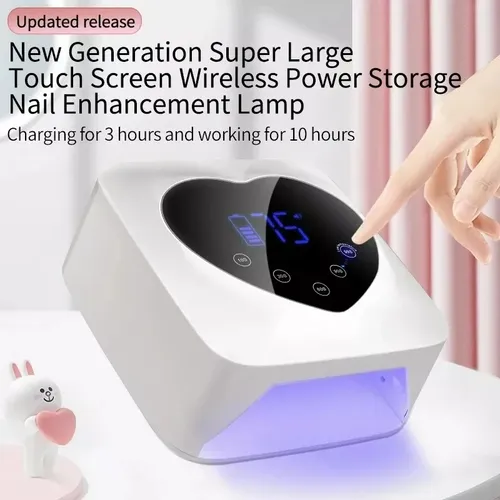Lampara Recargable Profesional De Uñas Sml L100 72w Uv Led