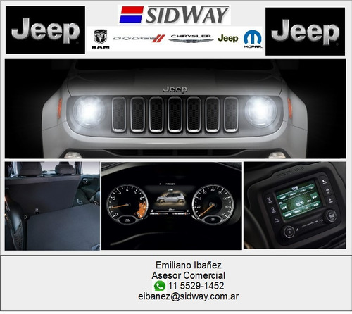 Jeep Renegade 1.8 L Sport Manual 2020 0km Precio Actual #12