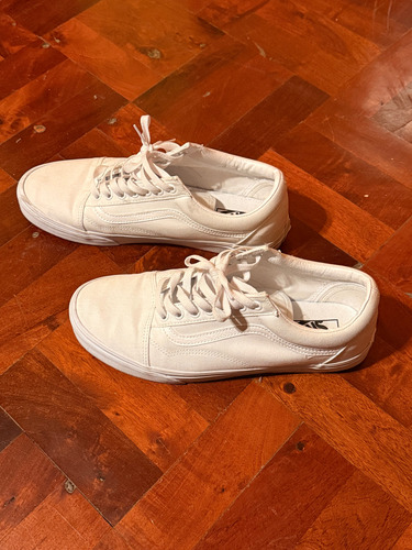 Zapatillas Vans Old Skool Blancas (Usado)