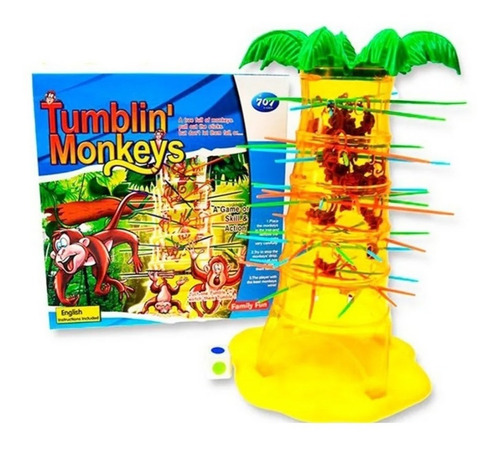 Imagen 2 de 5 de Monos Locos Juegos De Mesa Para Niños Y Niñas