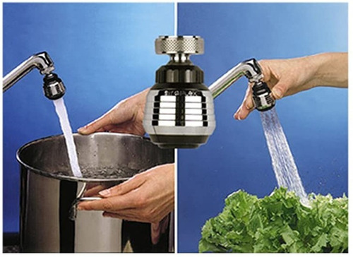 Imagen 4 de 9 de Aireador Para Monocomando Negro Siroflex 2505/s Aquaflex