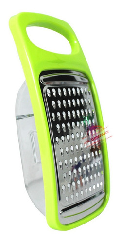 Rayador Curvo Fino Con Contenedor Transparente 10131 Color Verde