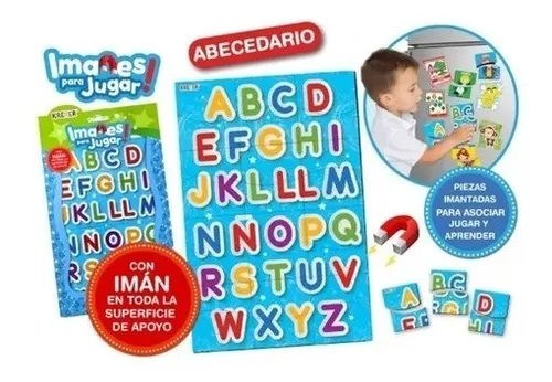 Juego Didactico Magnetico Grande Imanes 56pzs Zaki Babymovil