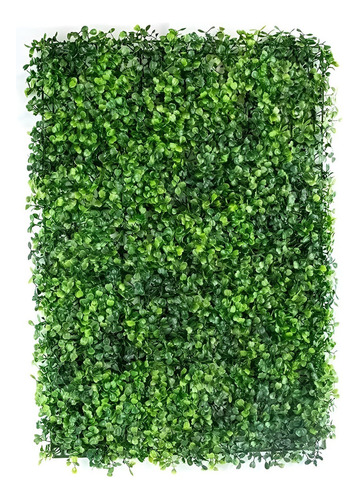 10 Piezas Muro Verde Follaje Artificial Sintentico 60x40 Cms