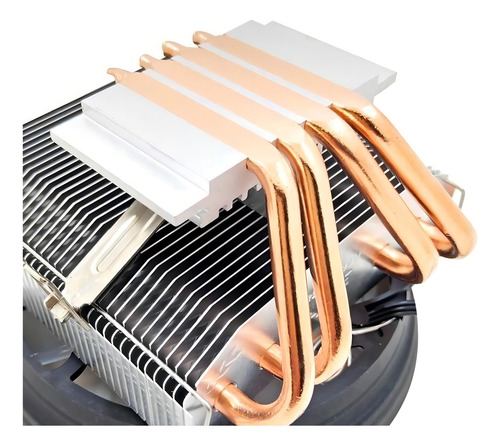 Cooler Universal Para Processador Fan Duplo Rgb 120mm