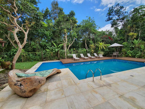 Imagem 2 de 30 de Casa De Alto Padrão, Com Piscina, Na Praia De Itamambuca, Ubatuba - Lii - 33121731