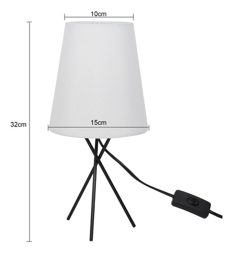 Lámpara De Mesa Para Dormitorio, Sala De Estar, Lámpara De M