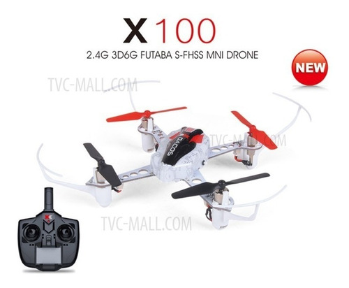 Imagen 2 de 10 de Nuevo Drone 3d 6g Xk X100 Dexterity 6ch Futaba S-fhss