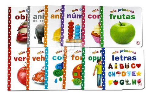 Mis Primeros Libros, Pack 12und, Libros Infantiles