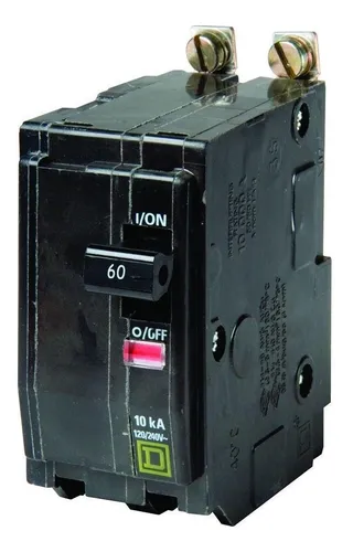 comprar Interruptor Termomagnético 2p 60a Atornillable Qob260 Squar